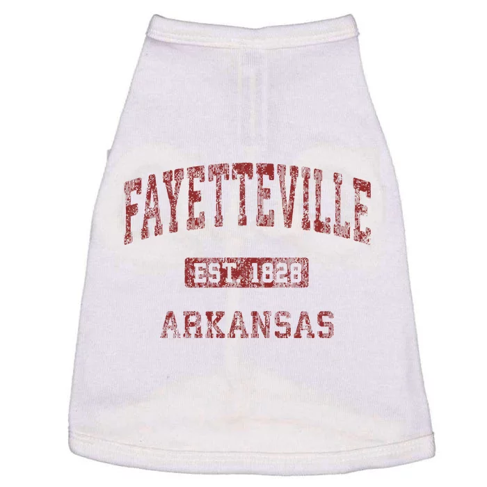 Fayetteville Arkansas Ar Vintage Doggie Tank