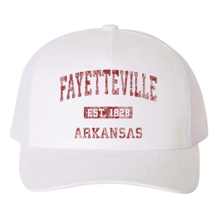 Fayetteville Arkansas Ar Vintage Yupoong Adult 5-Panel Trucker Hat