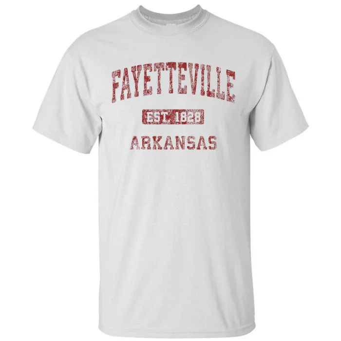 Fayetteville Arkansas Ar Vintage Tall T-Shirt