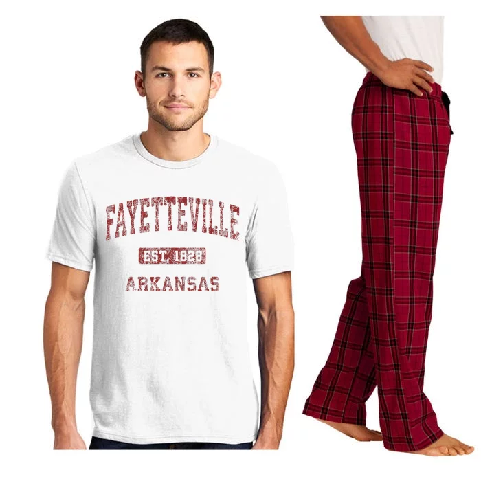 Fayetteville Arkansas Ar Vintage Pajama Set