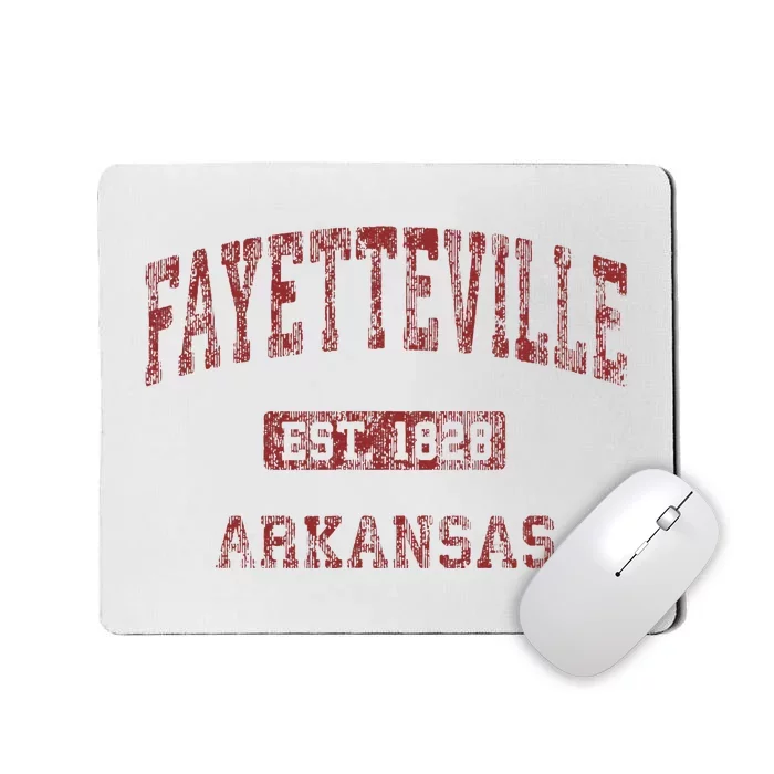 Fayetteville Arkansas Ar Vintage Mousepad