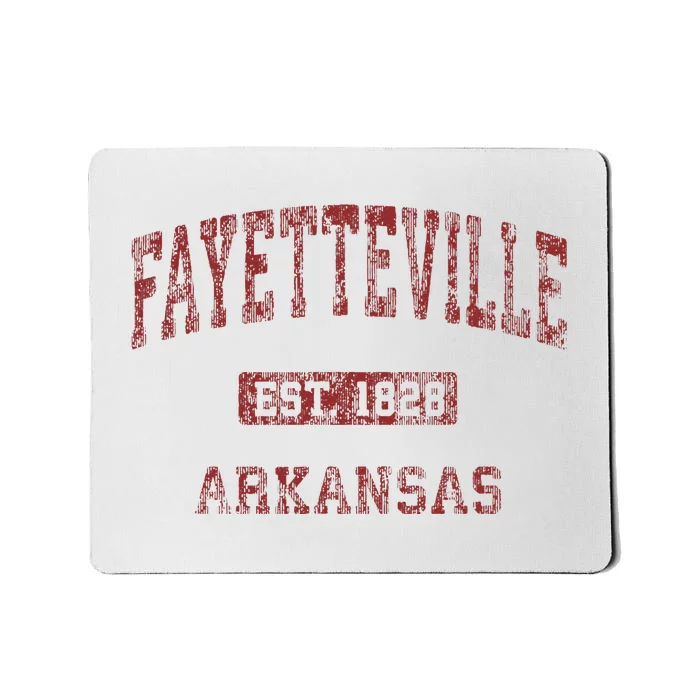 Fayetteville Arkansas Ar Vintage Mousepad