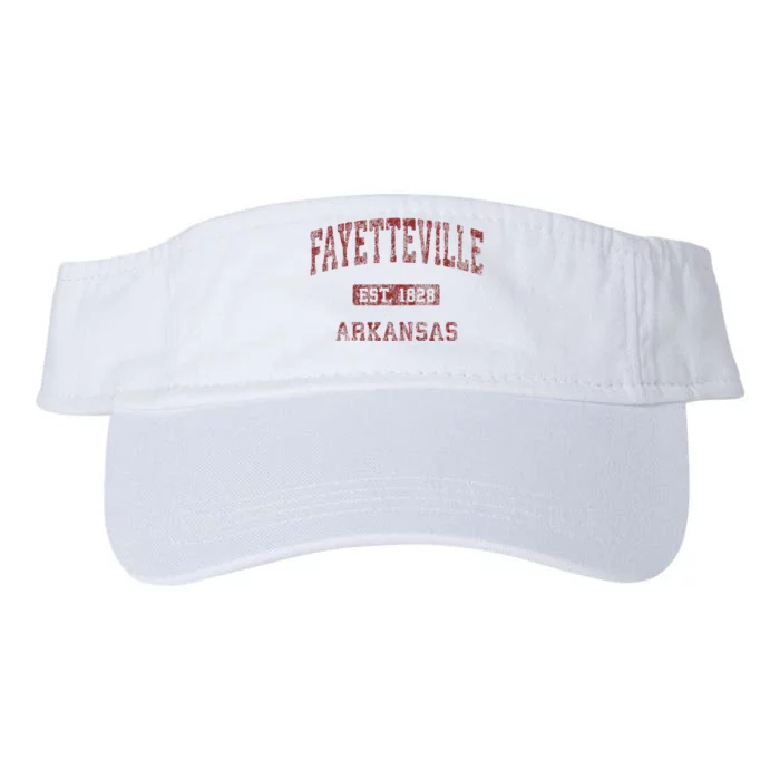 Fayetteville Arkansas Ar Vintage Valucap Bio-Washed Visor