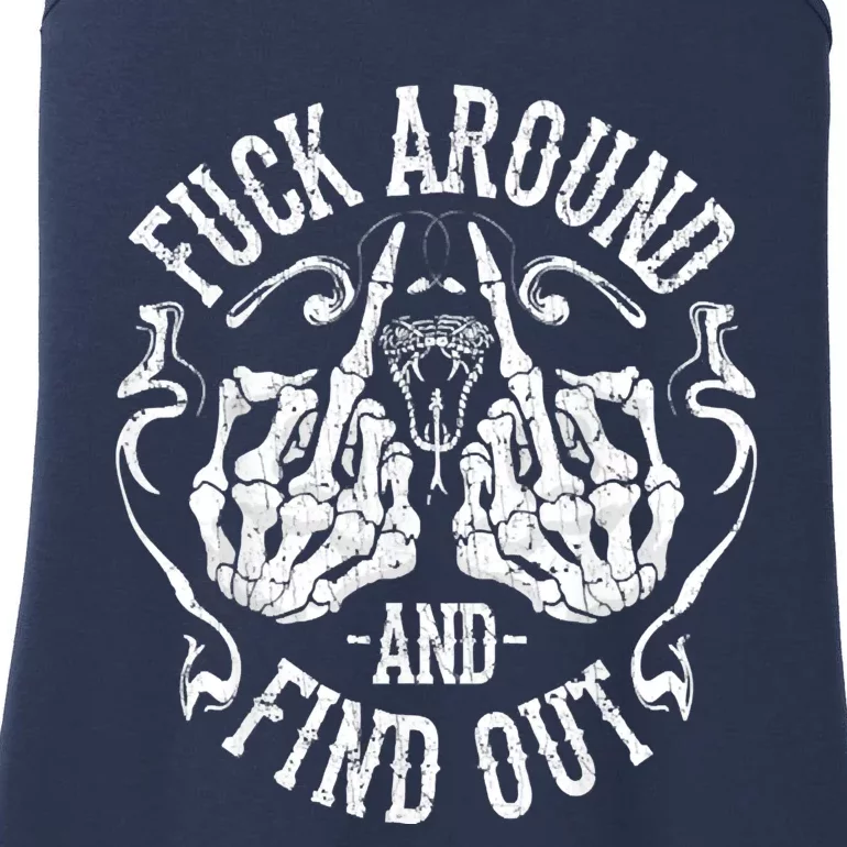 Fuck Around And Find Out Ladies Essential Tank