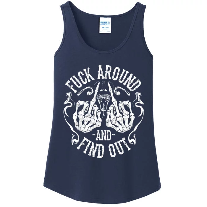 Fuck Around And Find Out Ladies Essential Tank