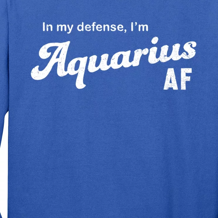 Funny Astrology Aquarius Gift Long Sleeve Shirt