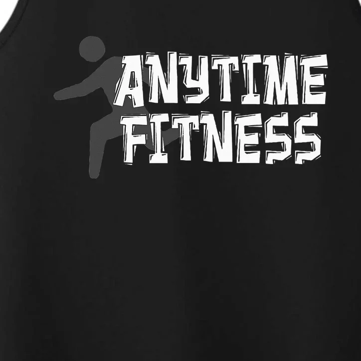 Fitness At Anytime Funny Workout Desisgn Best Awesome Performance Tank