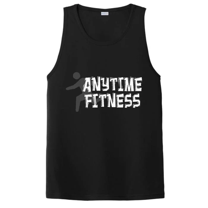 Fitness At Anytime Funny Workout Desisgn Best Awesome Performance Tank