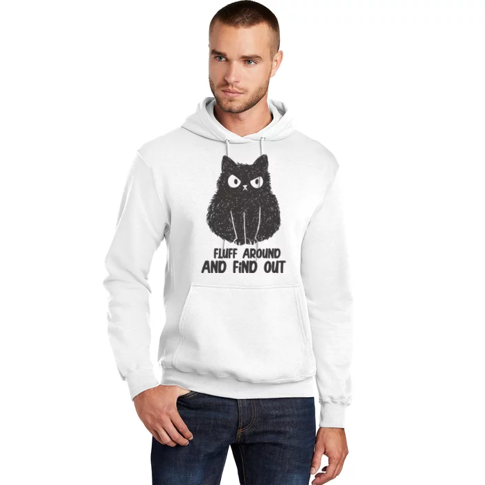 Fluff Around And Find Out Funny Cat Lover Hoodie