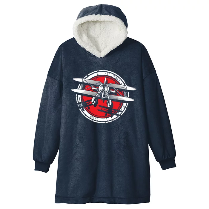 Flying Airplane Aviation Aircraft Flight Copilot Plane Pilot Hooded Wearable Blanket