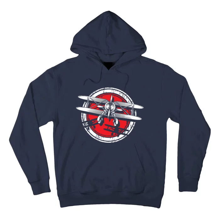 Flying Airplane Aviation Aircraft Flight Copilot Plane Pilot Tall Hoodie