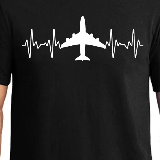 Funny Airplane Art For Men Women Pilot Aviation Airplanes Pajama Set