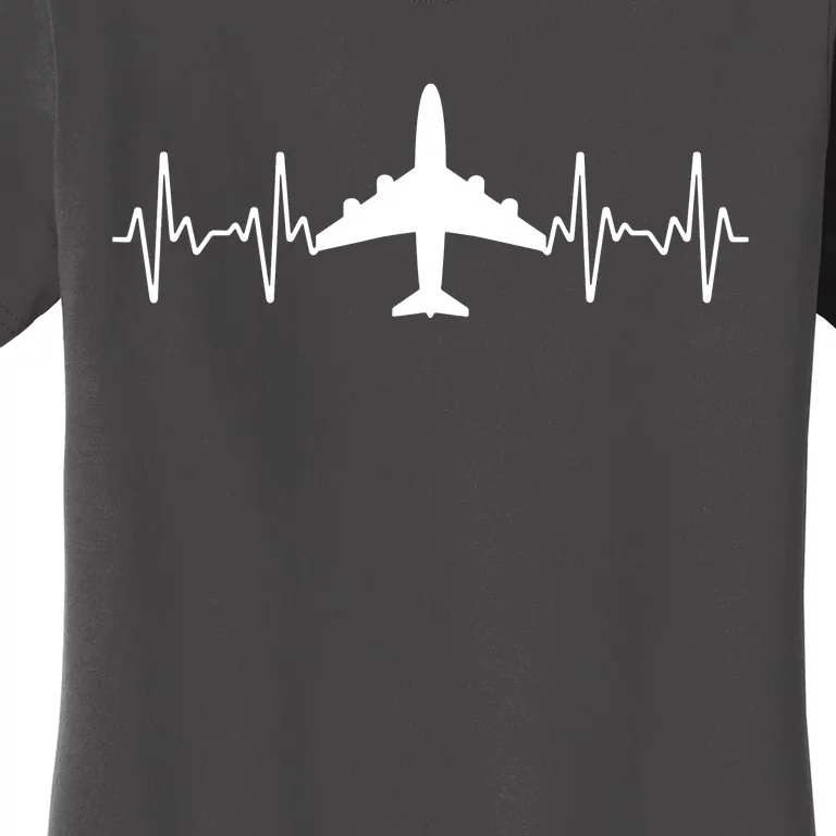 Funny Airplane Art For Men Women Pilot Aviation Airplanes Women's T-Shirt