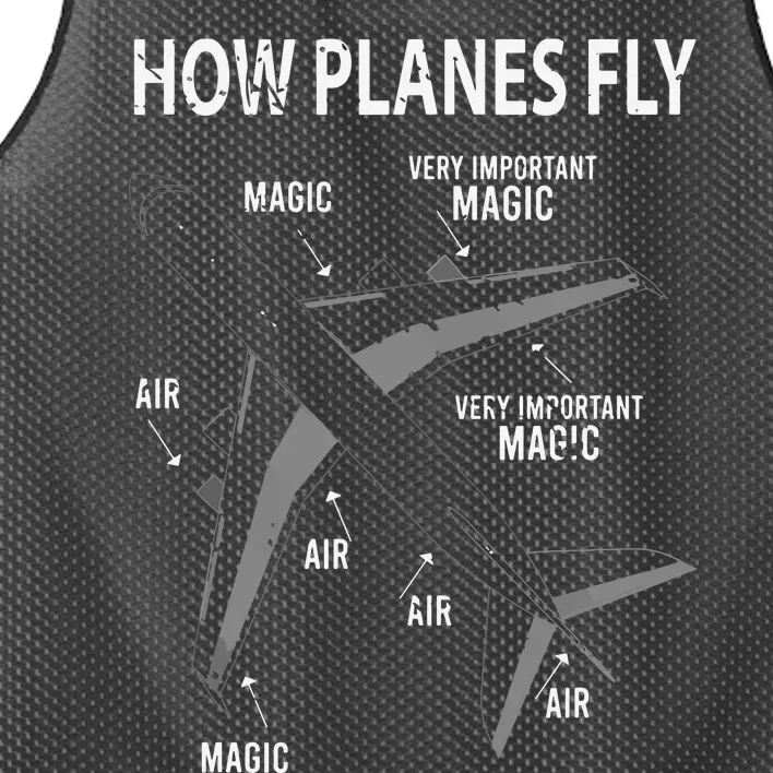 Funny Aviation Airplane Gift Pilot Mesh Reversible Basketball Jersey Tank