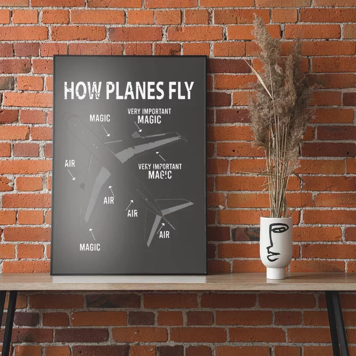 Funny Aviation Airplane Gift Pilot Poster