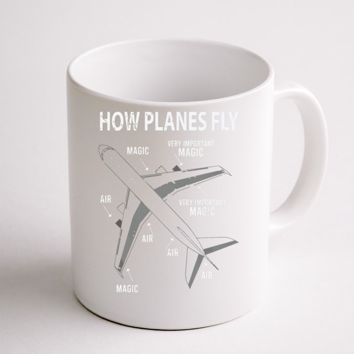 Funny Aviation Airplane Gift Pilot Front & Back Coffee Mug