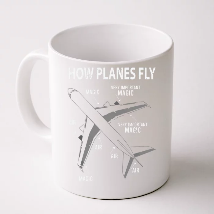 Funny Aviation Airplane Gift Pilot Front & Back Coffee Mug