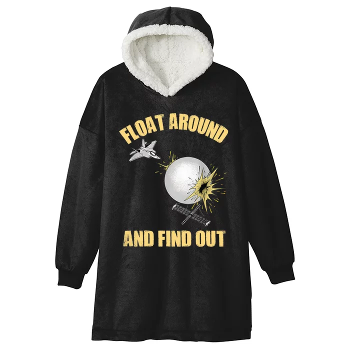 Float Around And Find Out Fun Hooded Wearable Blanket