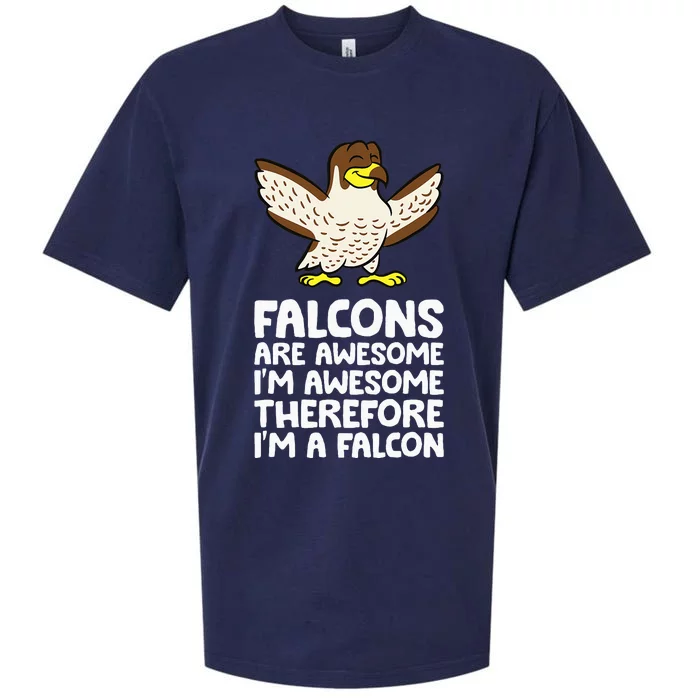 F.A.L.C.O.N.S. Are Awesome Im Awesome Therefore Im A Falcon Sueded Cloud Jersey T-Shirt