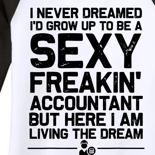 Funny Accountant Art For Men Women CPA Accounting Bookkeeper Women's Tri-Blend 3/4-Sleeve Raglan Shirt