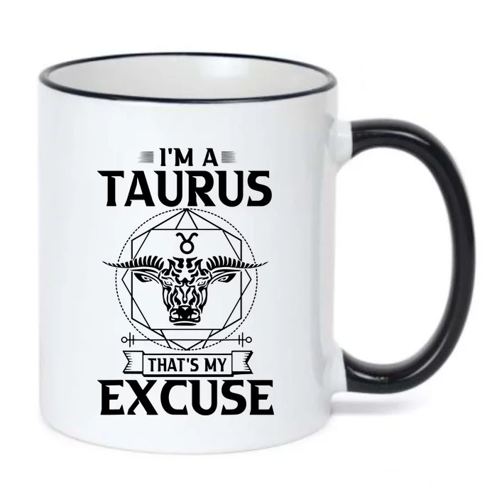 Funny Astrology April May Birthday Gifts Taurus Zodiac Sign Black Color Changing Mug