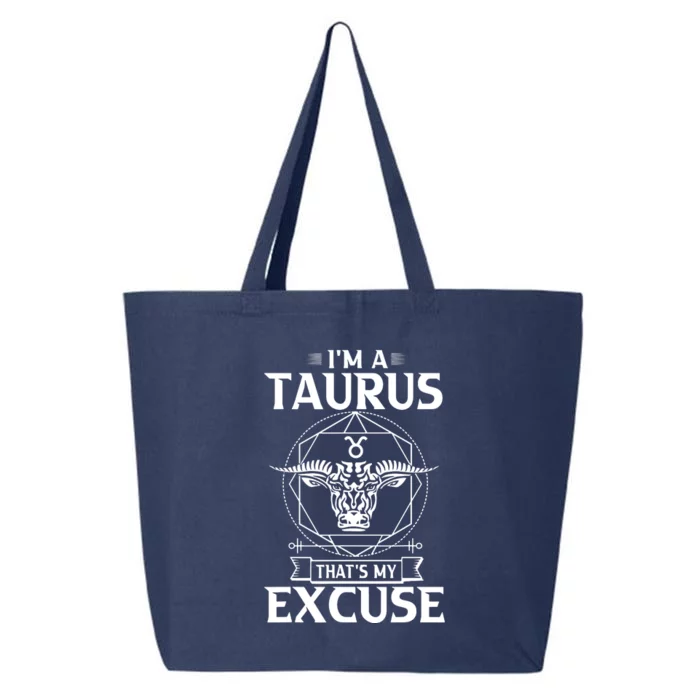 Funny Astrology April May Birthday Gifts Taurus Zodiac Sign 25L Jumbo Tote