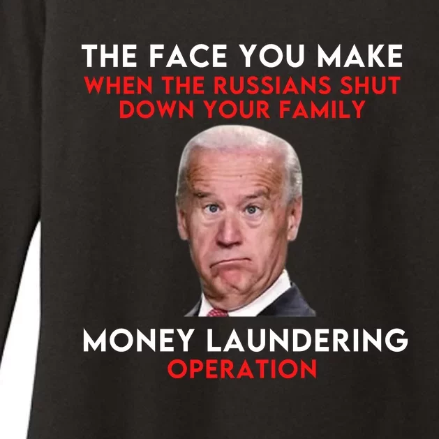 Funny Anti Biden Conservative Ultra MAGA Ukraine Womens CVC Long Sleeve Shirt