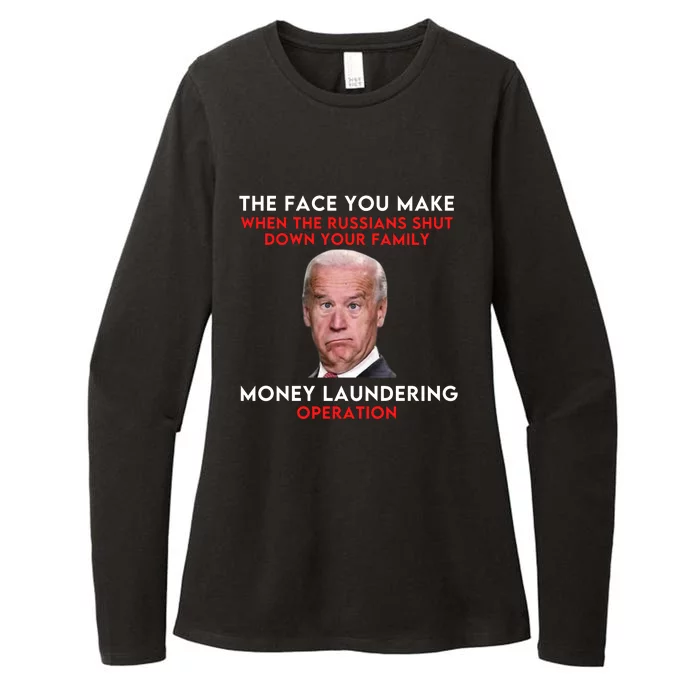 Funny Anti Biden Conservative Ultra MAGA Ukraine Womens CVC Long Sleeve Shirt