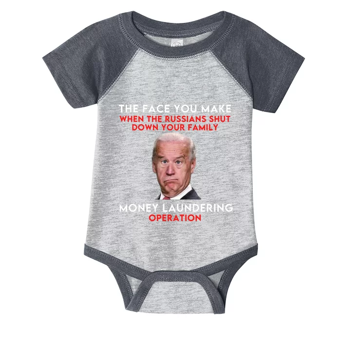 Funny Anti Biden Conservative Ultra MAGA Ukraine Infant Baby Jersey Bodysuit