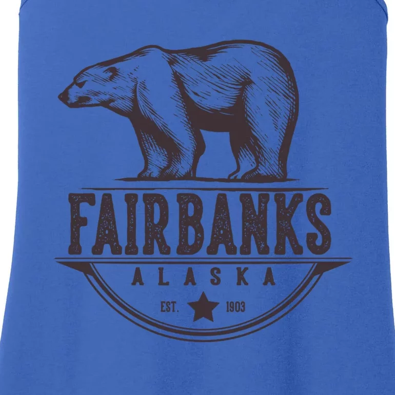 Fairbanks Alaska Bear Vacation And Cruise Gift Ladies Essential Tank