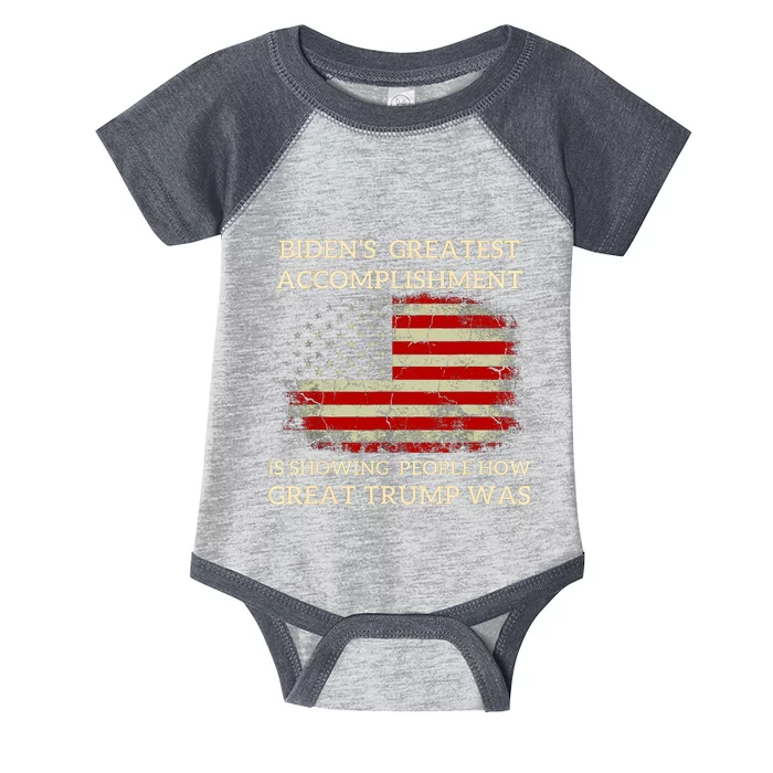 Funny Anti Biden BidenS Greatest Accomplishment Is Infant Baby Jersey Bodysuit