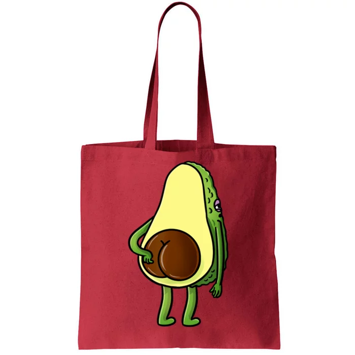 Funny Avocado Butt Cute Avocado Lover Tote Bag