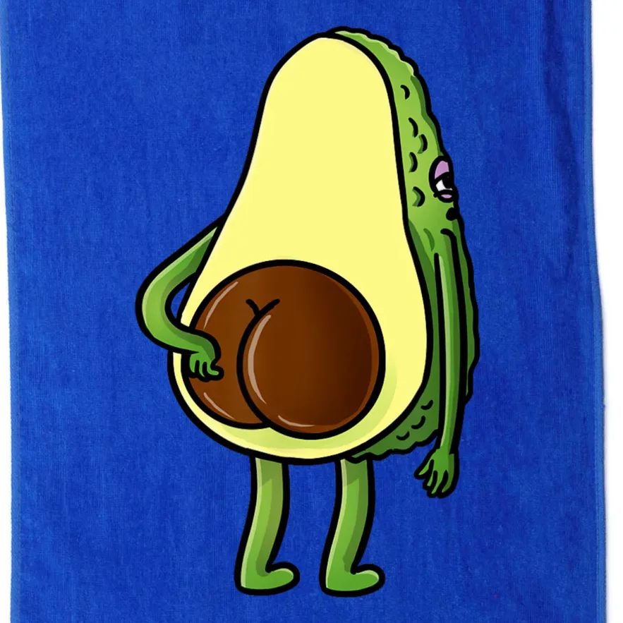 Funny Avocado Butt Cute Avocado Lover Platinum Collection Golf Towel