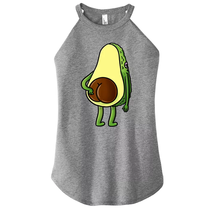 Funny Avocado Butt Cute Avocado Lover Women’s Perfect Tri Rocker Tank