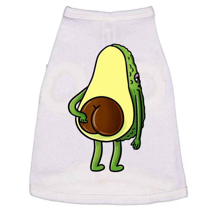 Funny Avocado Butt Cute Avocado Lover Doggie Tank