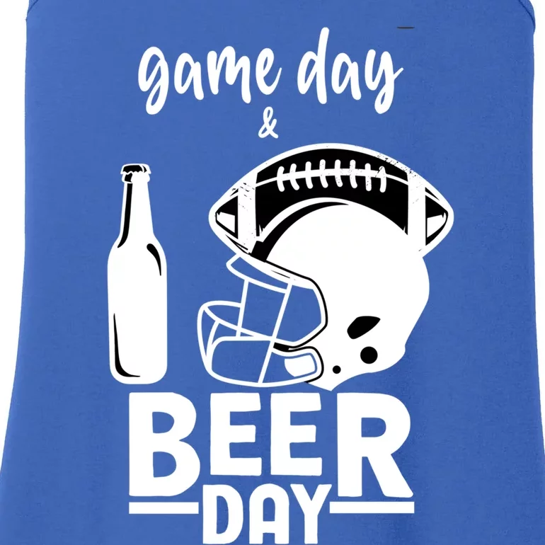 Football And Beer Day Great Gift Ladies Essential Tank