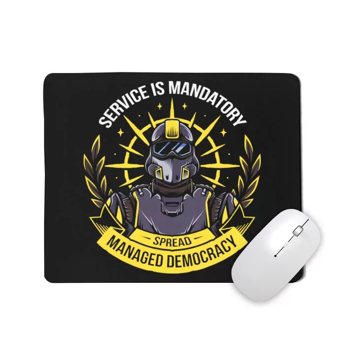 Funny Alien Bugs Are Enlist Today Mousepad