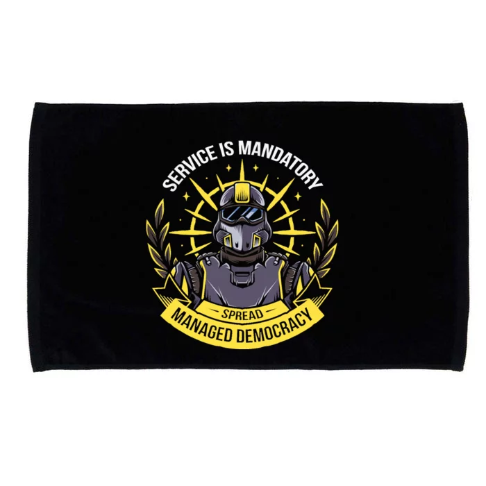 Funny Alien Bugs Are Enlist Today Microfiber Hand Towel