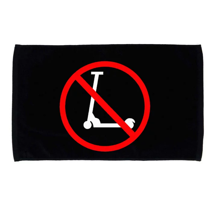 Funny Anti-Scooter By Skaters That Love Skateboarding Tricks Microfiber Hand Towel