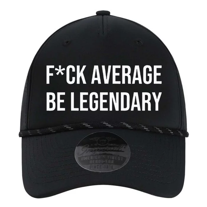 Fck Average Be Legendary Apparel Performance The Dyno Cap