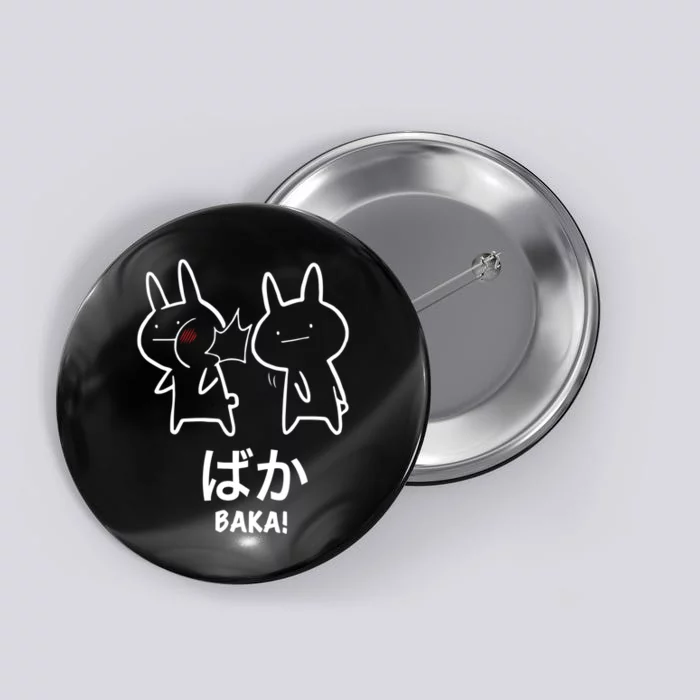 Funny Anime Baka Rabbit Slap Baka Japanese Button