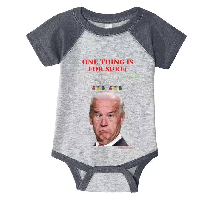 Funny Anti Biden Let's Go Brandon Conservative Infant Baby Jersey Bodysuit