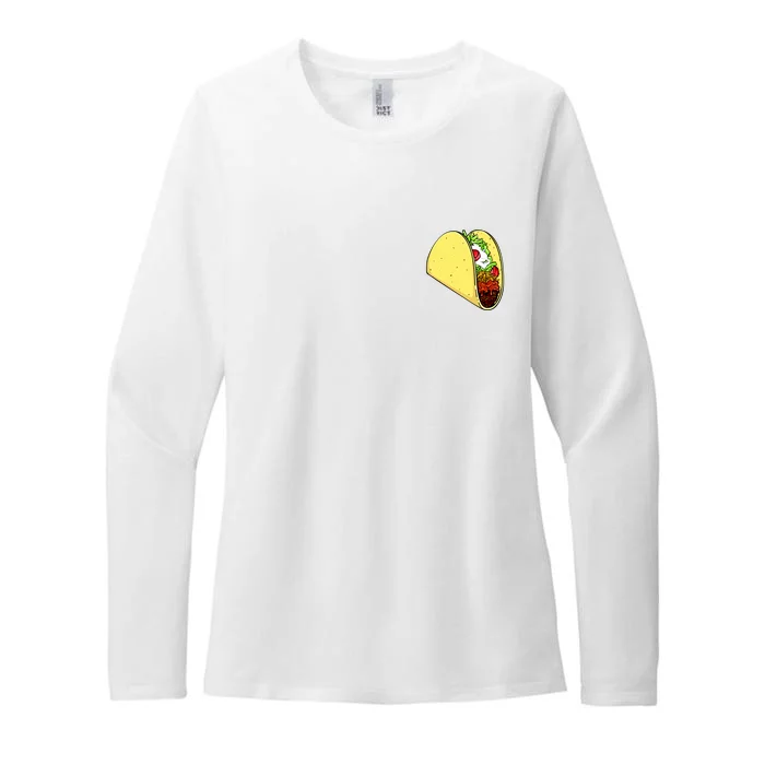 Front And Back Not Your Breakfast Taco Biden Rnc Front & Back Womens CVC Long Sleeve Shirt