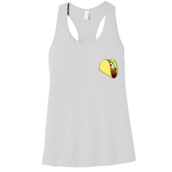 Front And Back Not Your Breakfast Taco Biden Rnc Front & Back Women's Racerback Tank