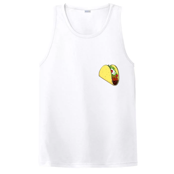 Front And Back Not Your Breakfast Taco Biden Rnc Front & Back Performance Tank