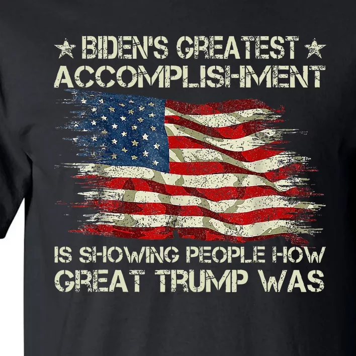 Funny Anti Biden BidenS Greatest Accomplishment Is Showing Tall T-Shirt