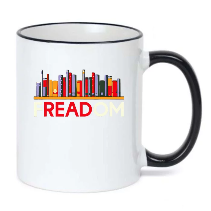 Freadom Anti Ban Books Freedom To Read Book Lover Reading Black Color Changing Mug