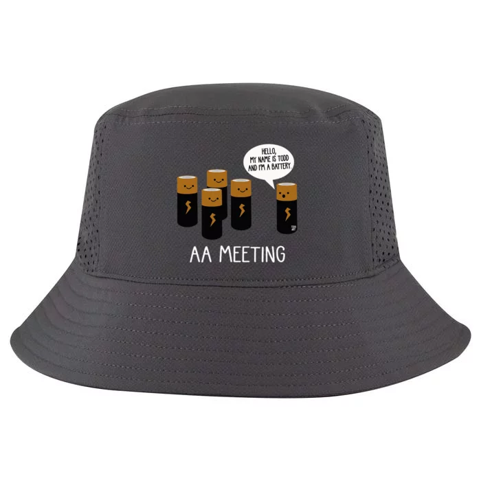 Funny Aa Battery Meeting Cool Comfort Performance Bucket Hat