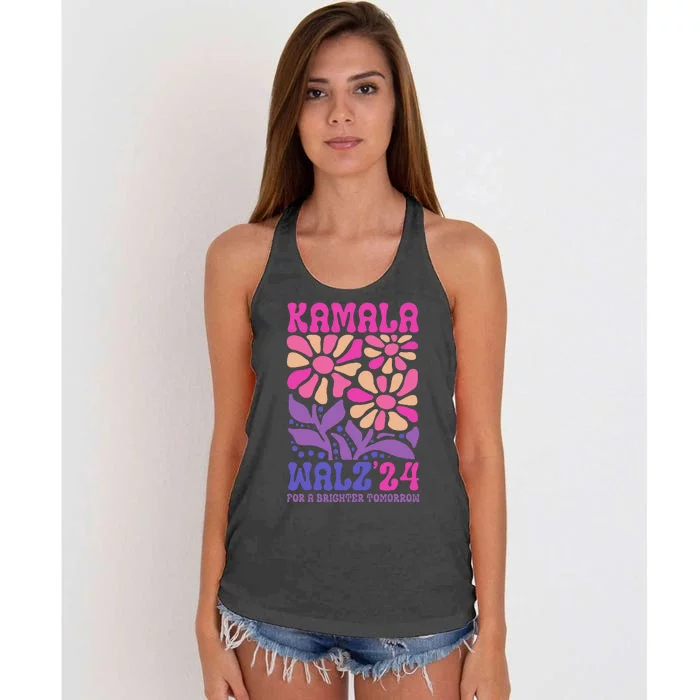 For A Brighter Tomorrow Boho Aesthetic Women's Knotted Racerback Tank