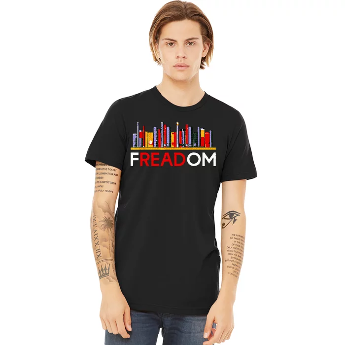 Freadom Anti Ban Books Freedom To Read Book Lover Reading Premium T-Shirt